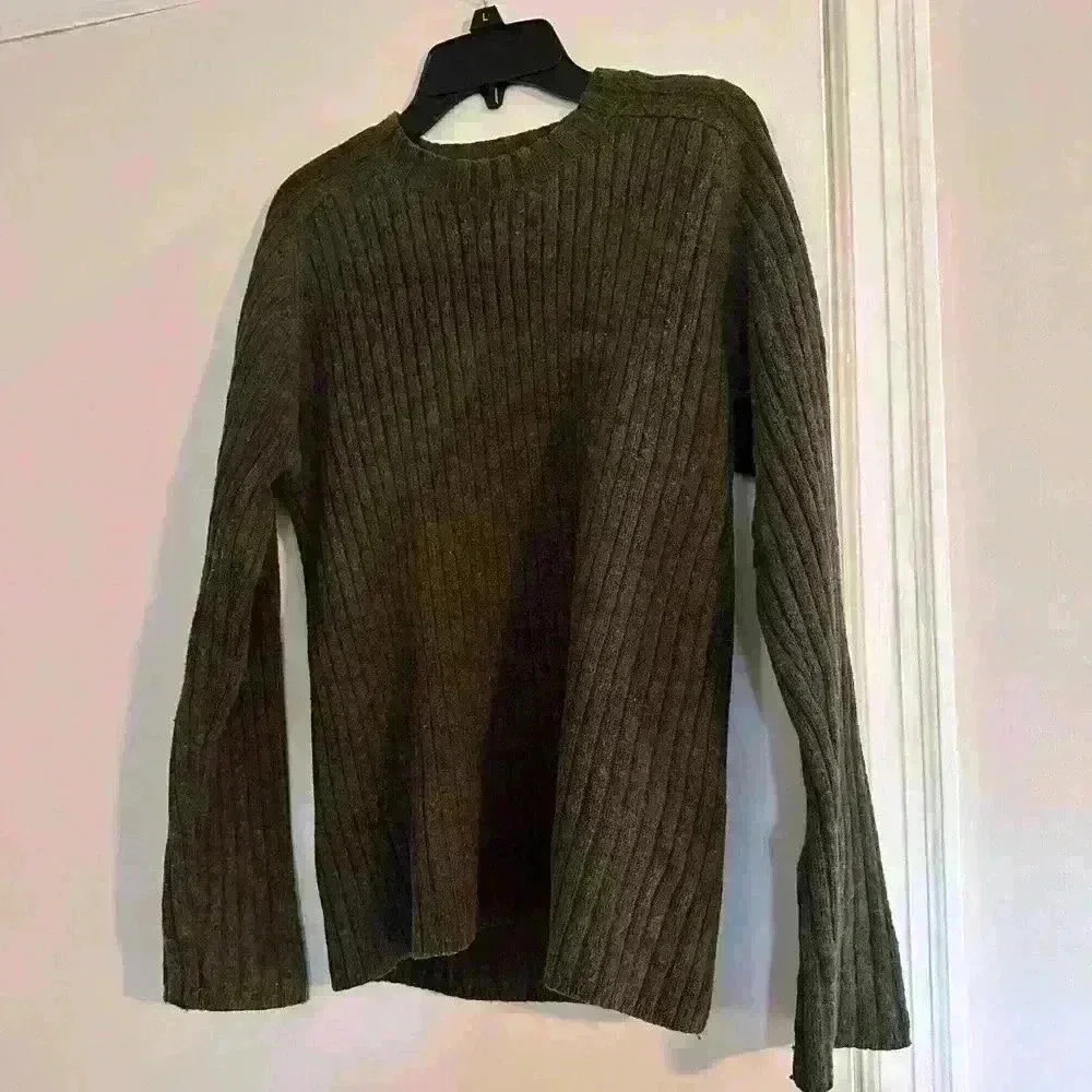 VTG. Abercrombie. Army green. Wool blend sweater
